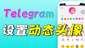 Telegram怎么用动图做头像?